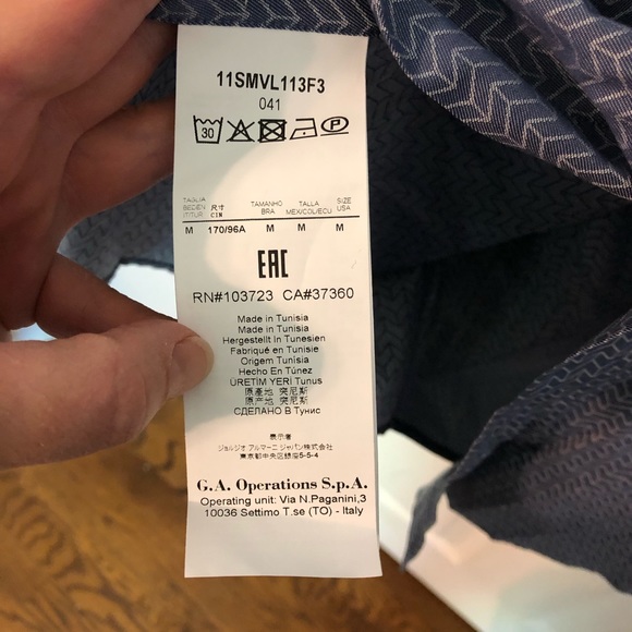 Emporio Armani shirt NWT - Picture 4 of 8